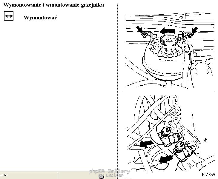 Demontaz nagrzewnicy 1
